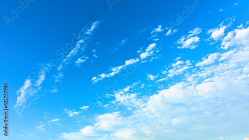 Blue sky with beautiful clouds - Panoramic view