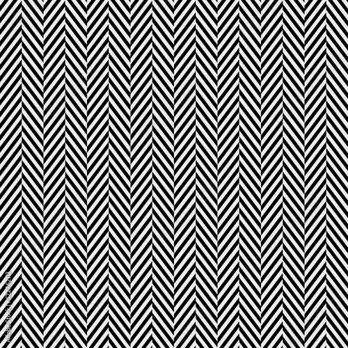Black and white line pattern, herringbone background. Memphis style Design shapes elements.