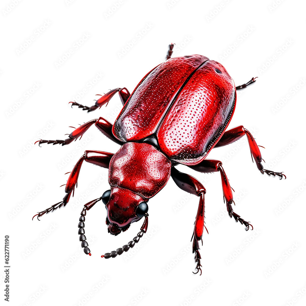 red beetle isolated on transparent background red beetle isolated on transparent background