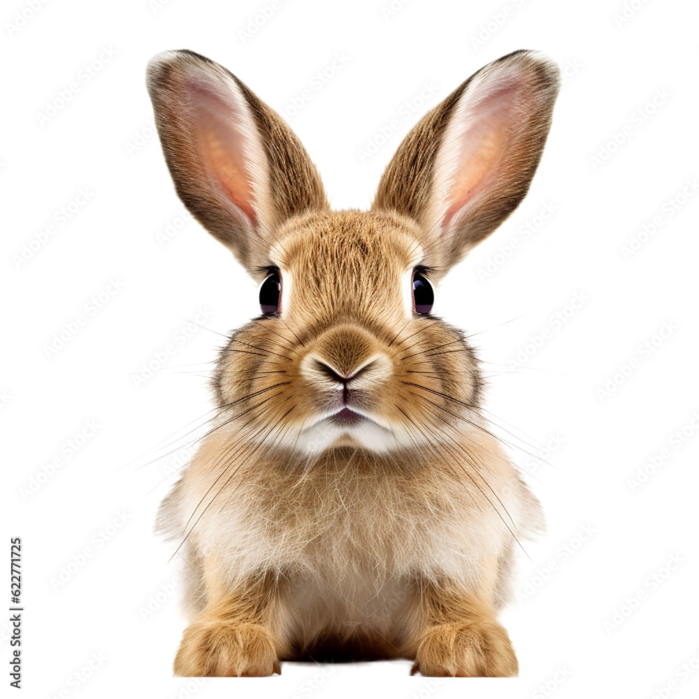 Obraz premium chinchilla face shot , isolated on transparent background cutout , generative ai