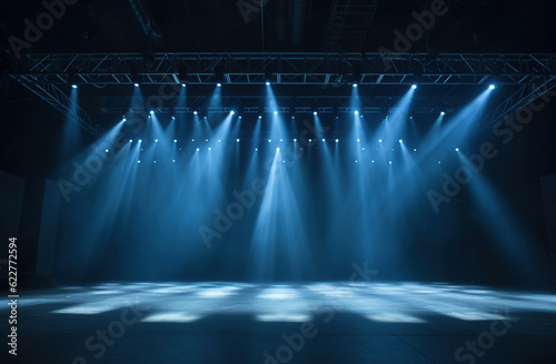 projector stage lights Generative AI