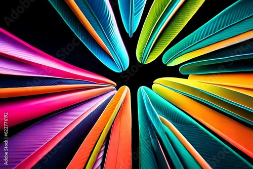 abstract colorful background generated ai