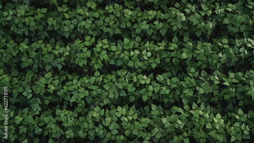 Flying up over soybean field at diffused light. Aerial view. Soybean crop. Facing down camera. Agriculture.
