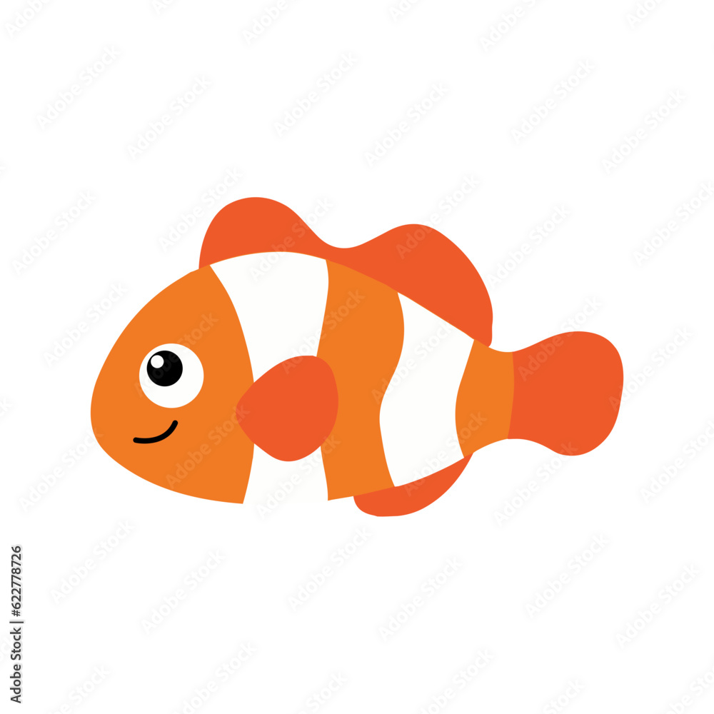 Fish svg, clown fish svg, Cute fish svg, fish clip art, fish svg