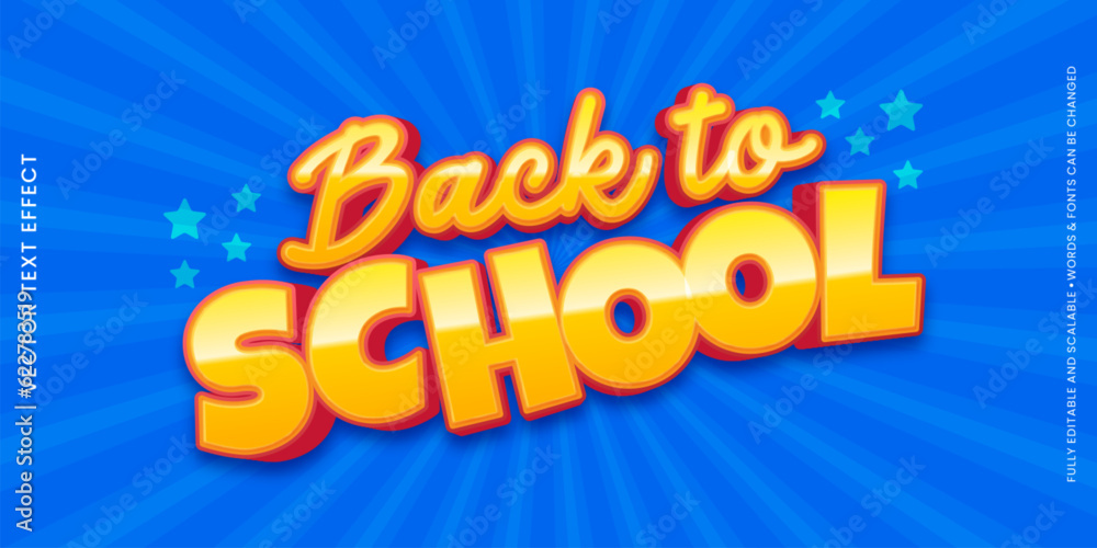 Editable text back to school banner Editable text back to school banner