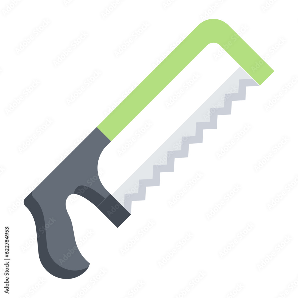Hand Saw Flat Icon