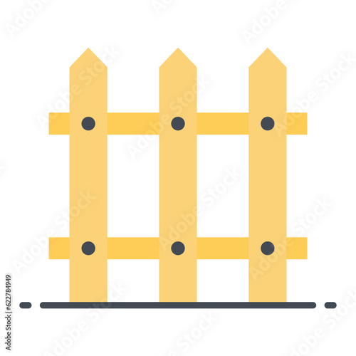 Fence Flat Icon