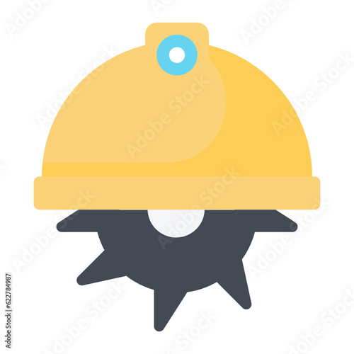 Helmet Flat Icon