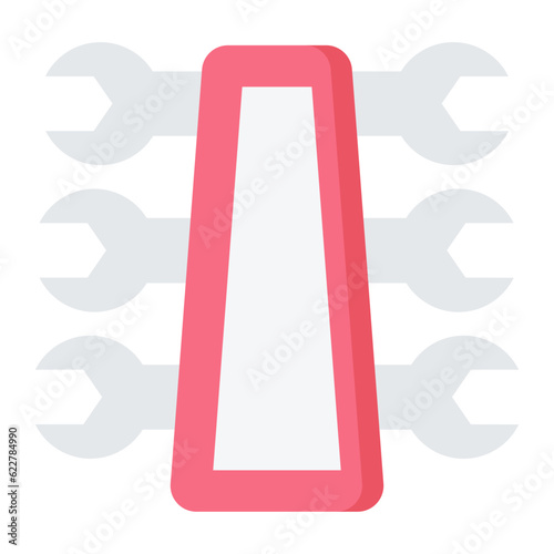 Spanner Flat Icon
