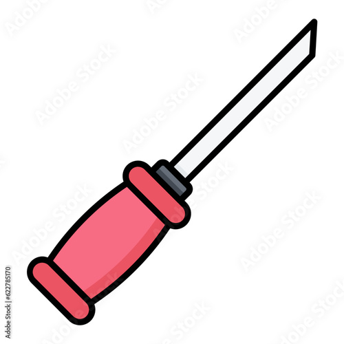 Bradawl Line Color Icon