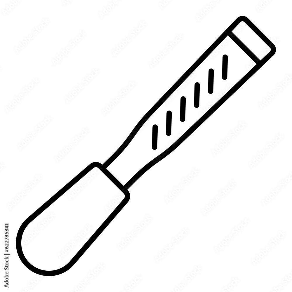 Rasp Line Icon Rasp Line Icon