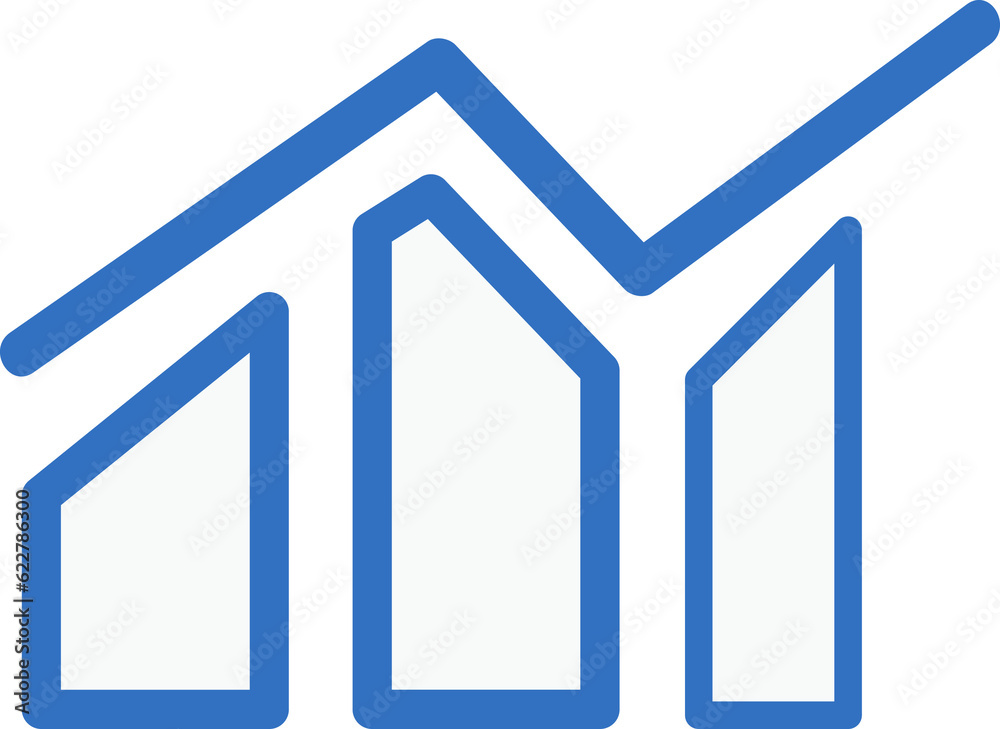 report graph icon line design, monoline icons. report graph icon line design, monoline icons.