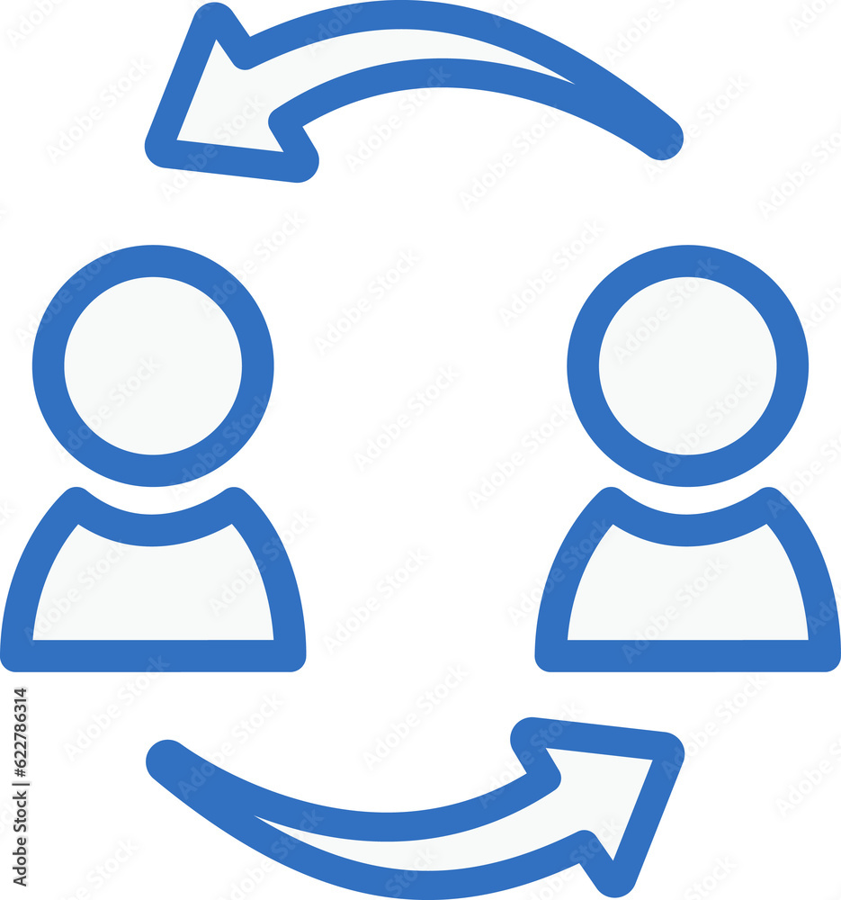 customer to customer C2C icon line design, monoline icons. customer to customer C2C icon line design, monoline icons.