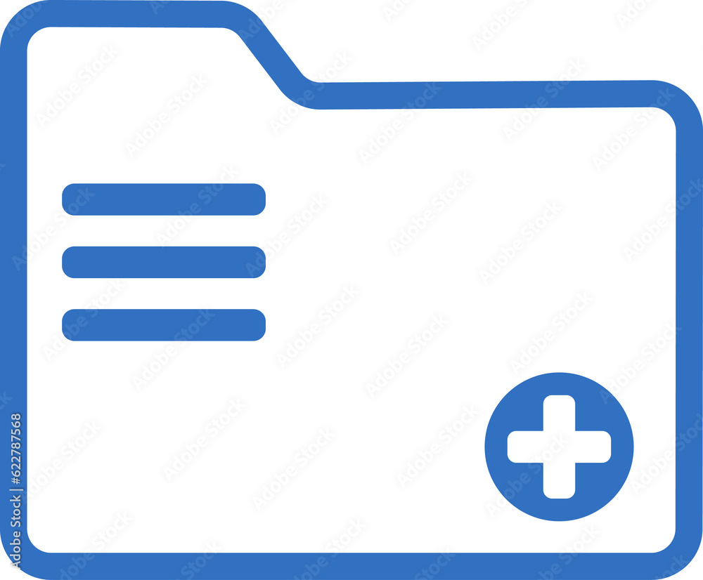 Obraz premium add folder icon line design, monoline icons.
