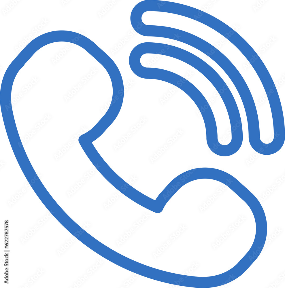 phone call icon line design, monoline icons. phone call icon line design, monoline icons.