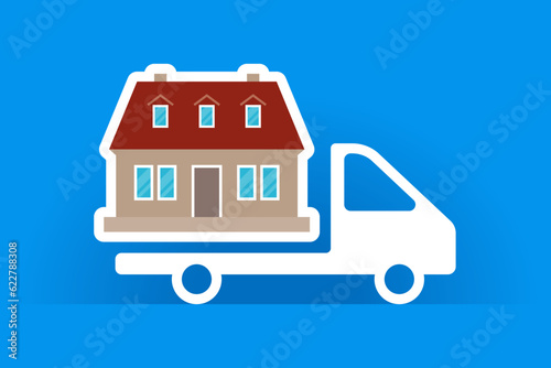 Truck icon and private house instead of bodywork