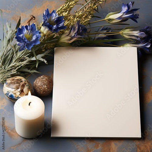 blank package mockup in an ...