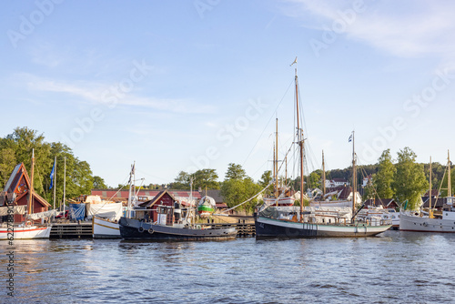 Veteran boats in Fredrikstad, Galeasen Anna Minde formerly 