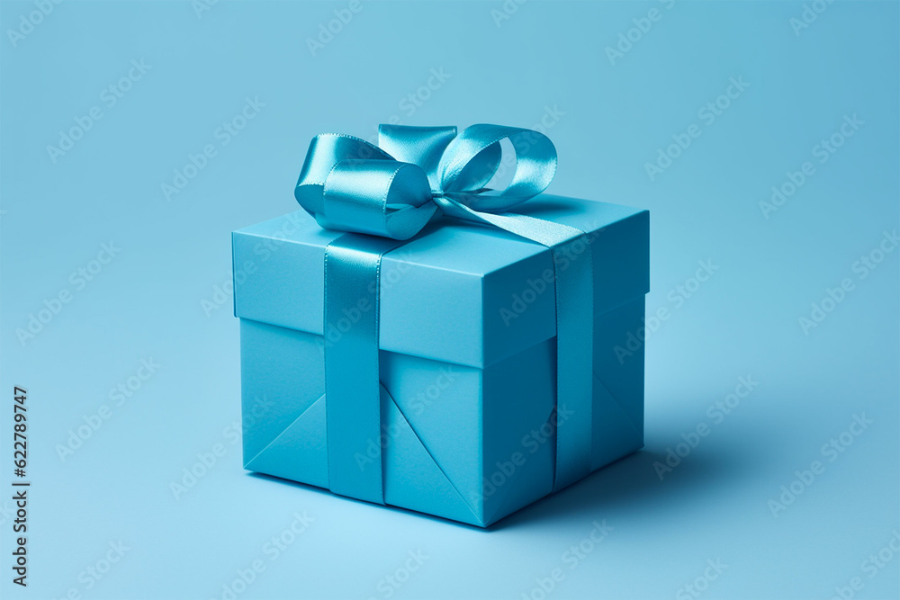 blue gift box blue gift box