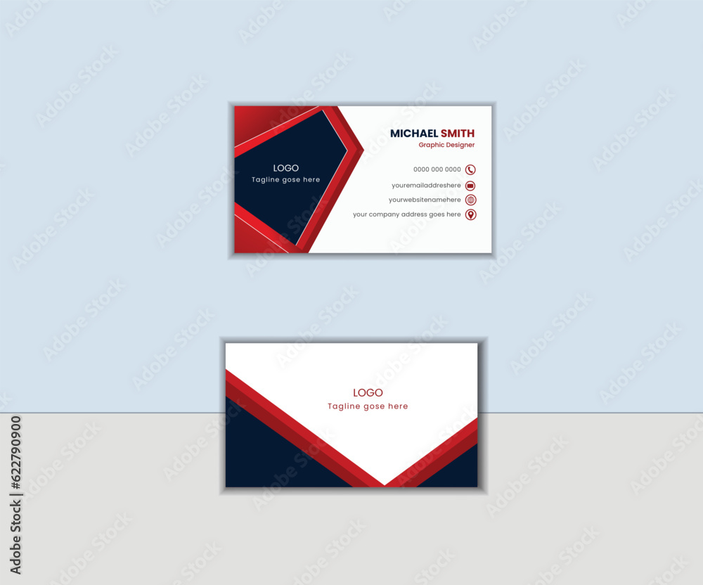 business card template.