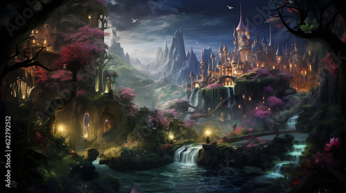 Enchanted Magical Realm, Generative Ai © oldwar