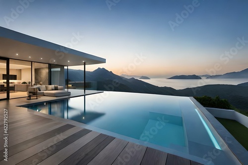 luxury pool with a view © Shahzaib