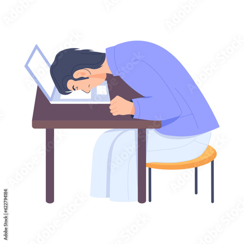 Tired Employee 