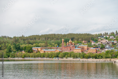 Russian Orthodox Monastery on the Volga River in Togliatti