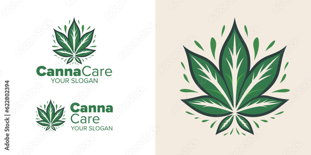 Medical Cannabis Vector: Powerful Emblems and Labels for Marijuana Shop Logos