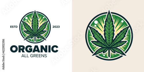 Distinctive and Memorable: Medical Cannabis Vector Emblems and Labels for Marijuana Shops