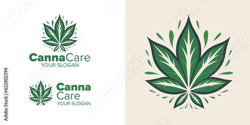 Medical Cannabis Vector  Powerful Emblems and Labels for Marijuana Shop Logos
