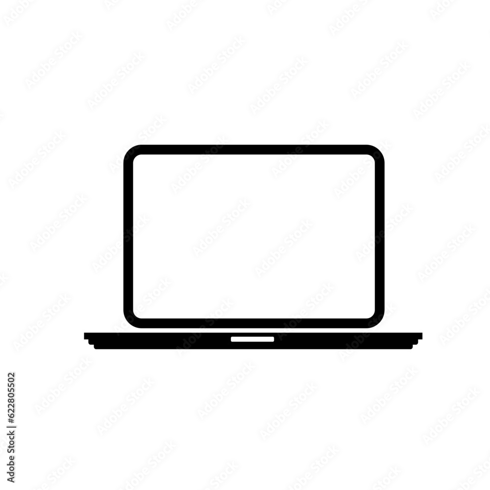 computer, laptop, notebook - vector icon computer, laptop, notebook - vector icon