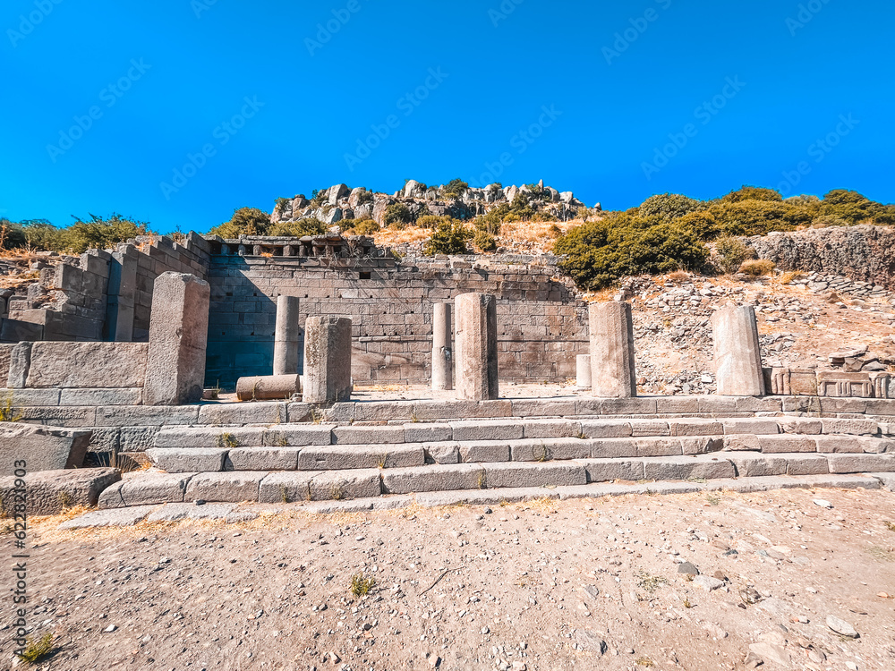 Ruins of ancient city Assos with temple of Athena - Canakkale, Turkey
Ruins of ancient city Assos with temple of Athena - Canakkale, Turkey