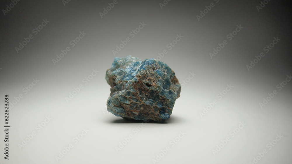 Beautiful teal color rock called Apatite