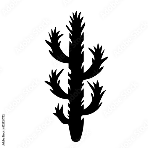 cactus silhouette illustration 