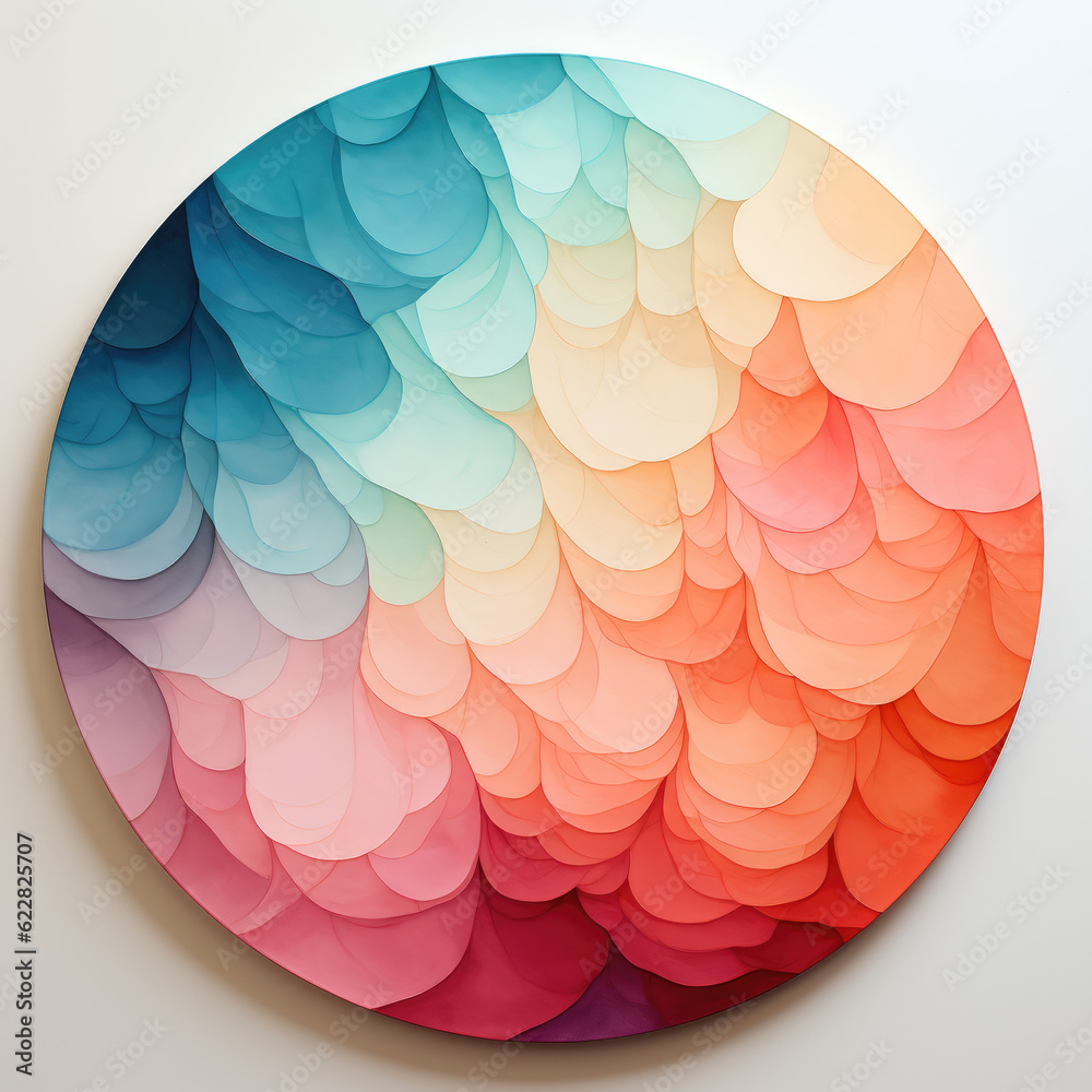Fototapeta premium circular colorfull pattern