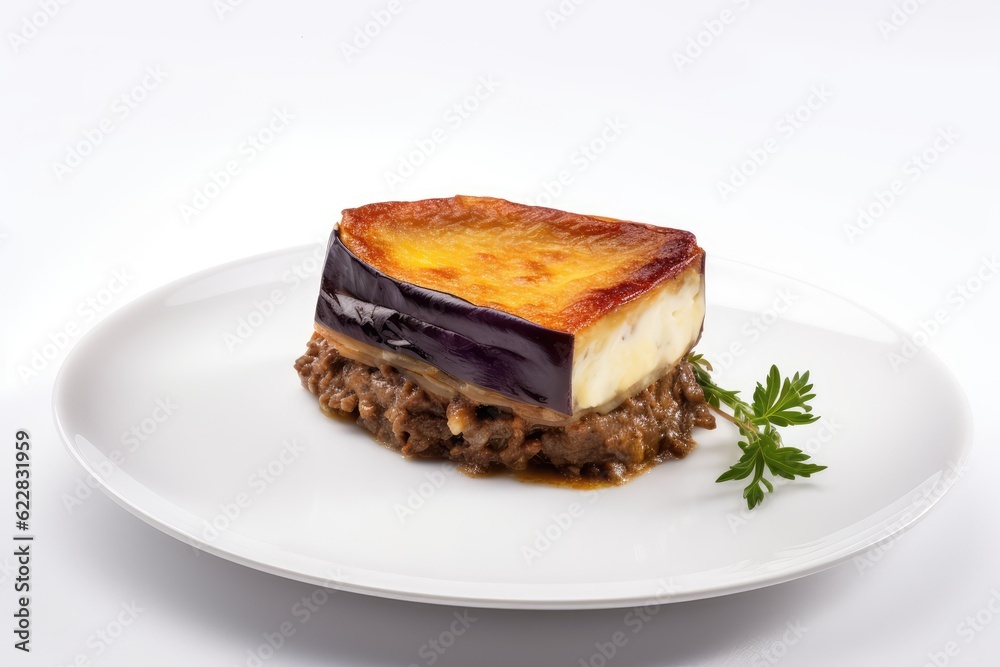 Moussaka Dish, Traditional Greek Musaka, Bulgarian Mousaka, Musaca, Abstract Generative Ai Illustration Moussaka Dish, Traditional Greek Musaka, Bulgarian Mousaka, Musaca, Abstract Generative Ai Illustration