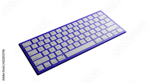 keyboard isolated on white