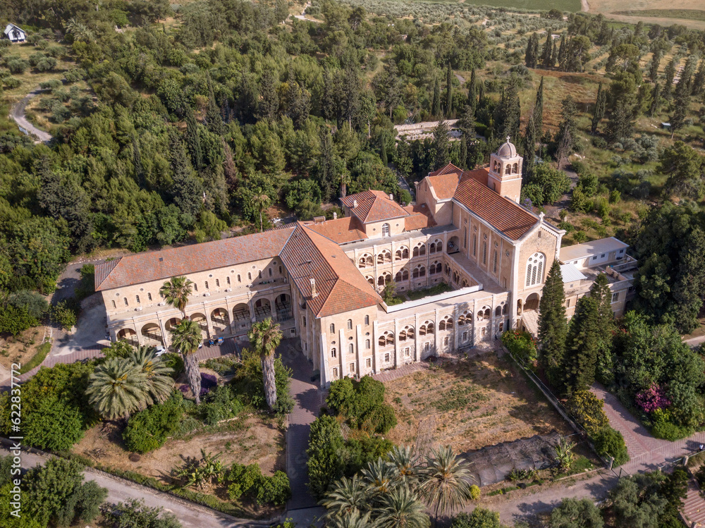 Latrun Monastery - Israel, from a drone view 