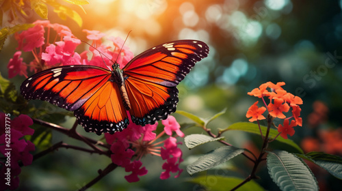 monarch butterfly on flower