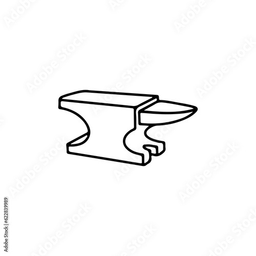 anvil vector illustration with concept