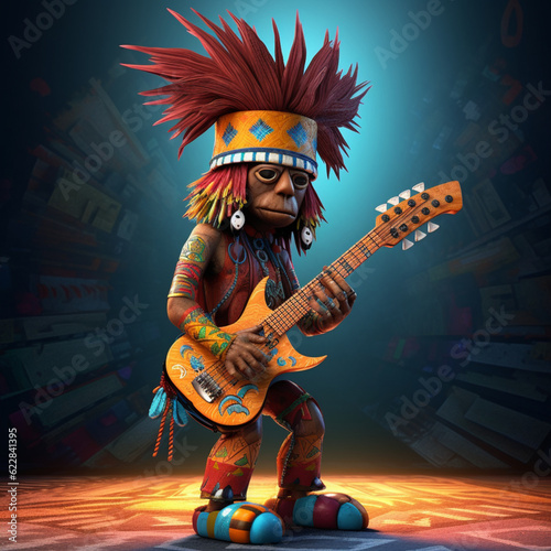 Funky Musician Character - Dodi photo