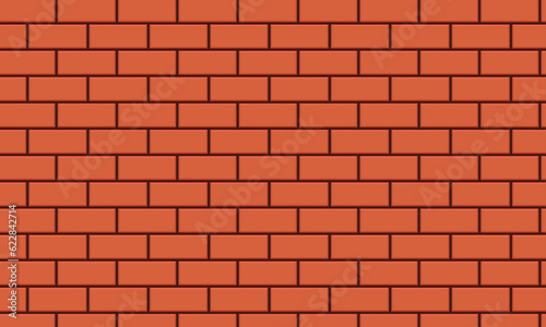 red brick wall background or wallpaper