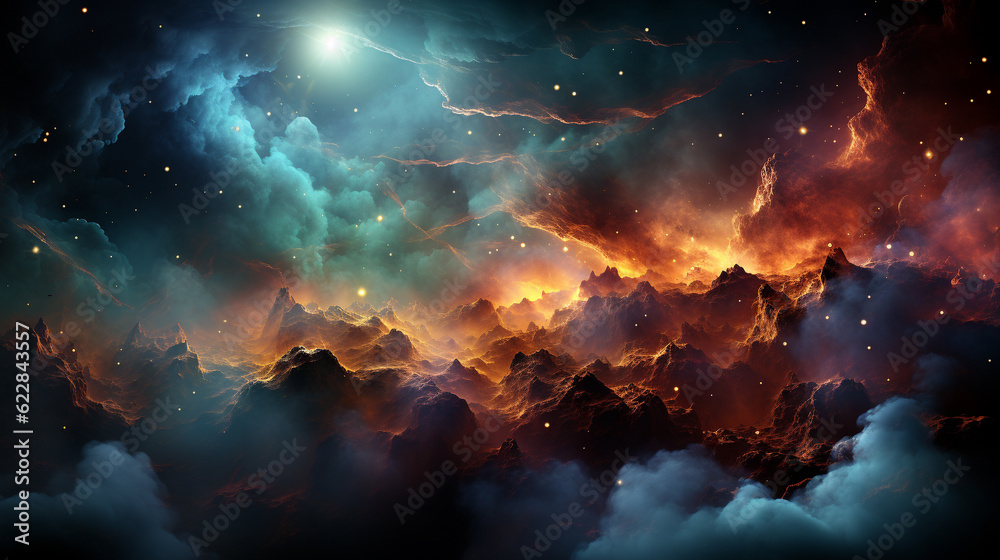 AI generated foto of a space Nebula AI generated foto of a space Nebula