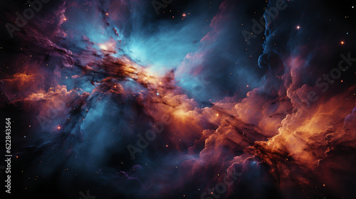 AI generated foto of a space Nebula