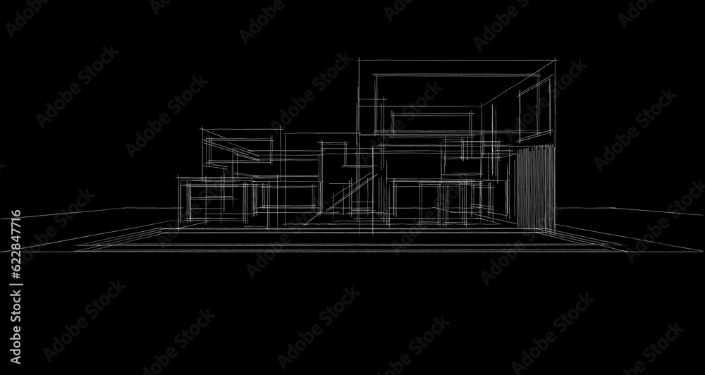 modern house blueprint modern house blueprint