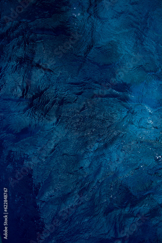 Canvastavla Dark blue ocean surface texture background