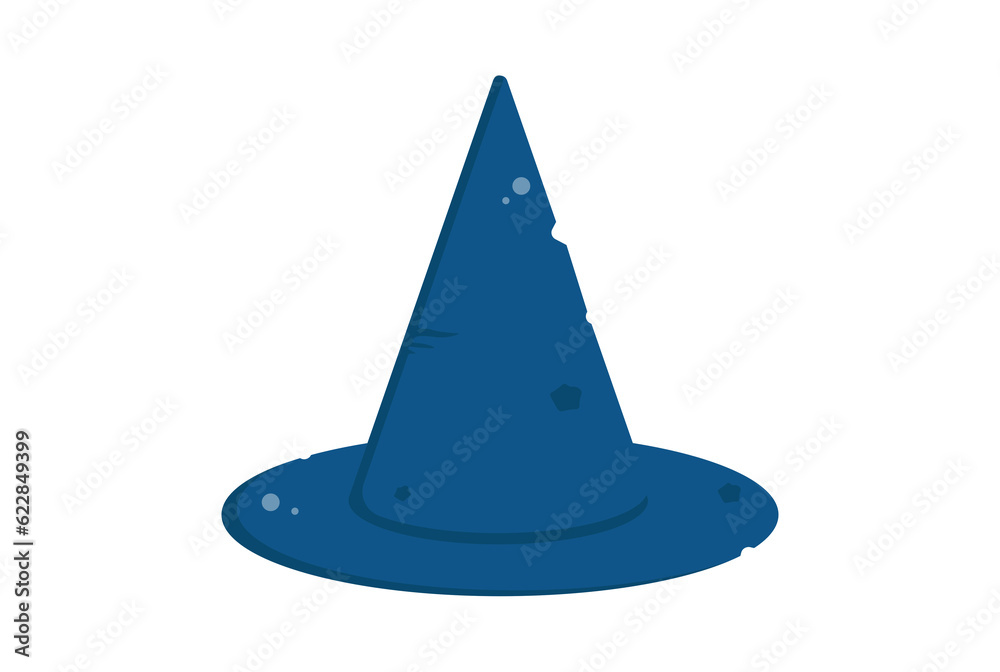 Fototapeta premium witch hat illustration Halloween app icon web symbol artwork sign