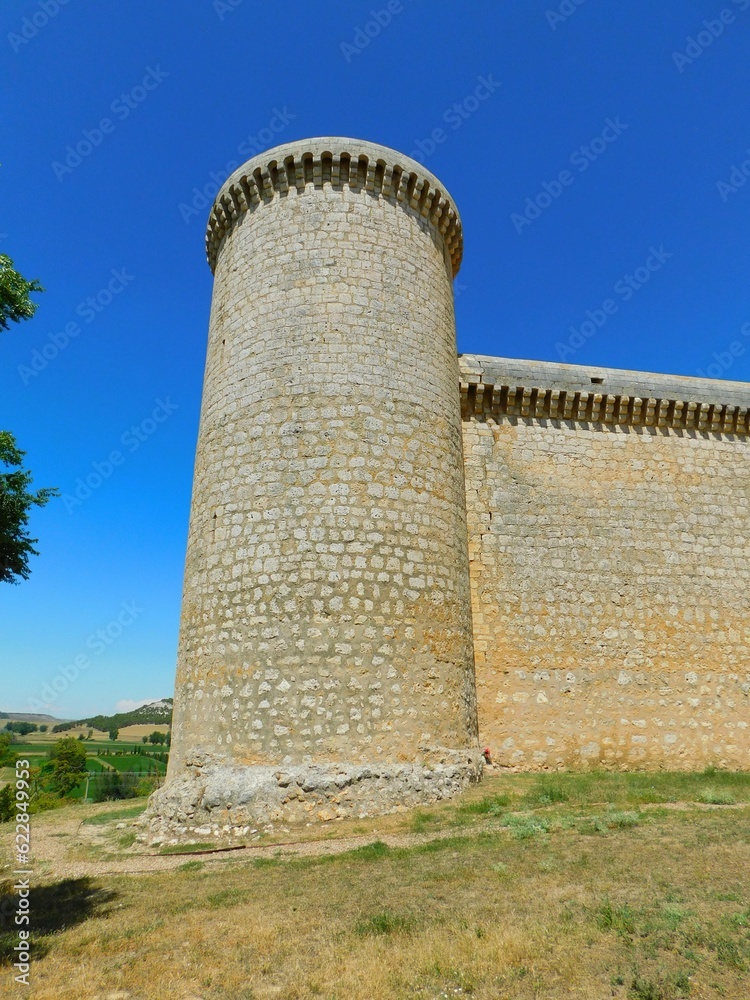 castle of Torrelobatón in Valladolid province 