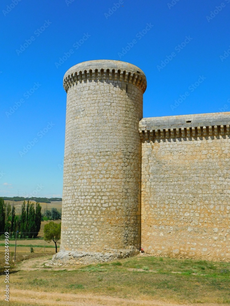 castle of Torrelobatón in Valladolid province 